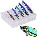 SET 5x KOVOVÝ Wobler Nástraha PIKE ZANDER 5-20g BOX