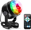 DISCO GUĽA LED RGB PROJEKTOR + DIAĽKOVÉ OVLÁDANIE