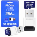 Samsung Pro PLUS 2023 microSDXC CARD 256GB UHS-I U3 + čítačka pamäťových kariet