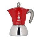 Kávovar Bialetti New Moka Induction 6tz, červený