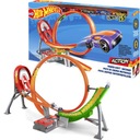 Hot Wheels Track Builder poháňaná rally dráhou Power Shift s 5 autami FCF18