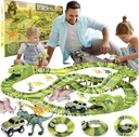 SET BLOKOV Skladacia pretekárska dráha Dinopark Dinosaur 271 ks. XXL 360 cm