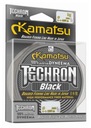 Splietaná šnúra na zubáče TECHRON BLACK - BLACK 0,14 / 135m KAMATSU 255135014