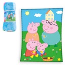 Deka z mikrovlákna koralový prehoz 150x200 cm peppa pig