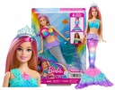 Barbie HDJ36 Dúhová morská panna so svietiacim chvostom Malibu Dreamtopia