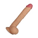 Dildo DONG penis S PRÍSAVKOU 26 cm AKO SKUTOČNÝ!