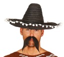 MEXICKÉ SOMBRERO MEXICKÉ ČIERNA 45 CM