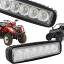 2 KUSOVÉ PANELY HALOGÉNOVÉ LED ATV Off-Road 18W