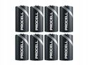 8x Batéria LR20 D DURACELL PROCELL CONS 1,5V Alkal