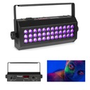 Ultrafialový LED reflektor 36x3W LED DMX XLR IEC