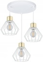 Závesná lampa Luster Loft Brilliant White Gold