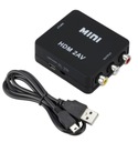 HDMI TO AV RCA ADAPTÉR CINCH CONVERTER KÁBL 1080P