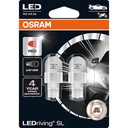 LED ŽIAROVKY W16W OSRAM LEDriving 12V ČERVENÉ 2 KS