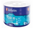 Disky Verbatim CD-R, vreteno, 50 ks., 700 MB