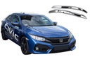 HONDA CIVIC 2016+ CHROMOVANÉ DEKORATÍVNE ZRKADLOVÉ LEMY