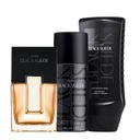 Avon Black Suede kozmetická sada pre mužov [Parfém 75ml + Deodorant + Gél]