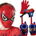 SPIDERMAN HERO SET 3v1 DVOJNÁCHODNÁ PRENOSOVÁ MASKA Spúšťač RUKAVICE