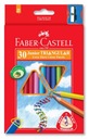 Pastelky FABER CASTELL Jumbo hrubé, trojuholníkové, 30 kusov