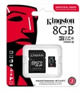 KINGSTON 8GB microSDHC C10 UHS U3 V30 A1 100 MB