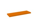 Oranžová závesná polica, 70 cm, obývačka, kuchyňa
