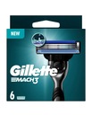 Gillette Mach3 - Náhradné náplne pre holiace strojčeky Mach3 / 6 ks.