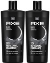 Axe sprchový gél pre mužov čierny 2 x 700 ml