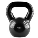 Čierny vinyl KETTLEBELL LIATINA 12kg HMS rukoväť