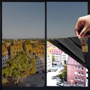 BLACK BLACKOUT FILM SOLAR PRIVACY ZRKADLO 50*100