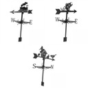 3 kusy Patio Creative Weather Vane Ukazovateľ