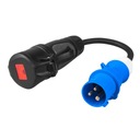 Adaptér Red CEE 16A na Blue CEE 16A