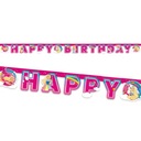 Garland Banner Barbie Dreamtopia Happy Birthday ružový 200cm