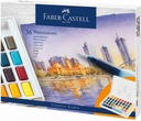 Akvarelové farby Kocky 36 farieb Faber Castell