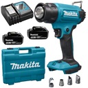 Makita DHG181ZK Teplovzdušná pištoľ 18V 550 C + 2X5Ah ​​​​+ NABÍJANIE