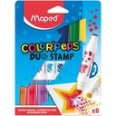 Obojstranné fixky Maped Color'Peps Duostamp 8