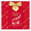 Valentínsky darček Lindt LINDOR Pralinky mliečna čokoláda 137g