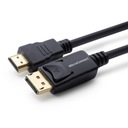 Kábel MicroConnect DisplayPort 1.2 na HDMI