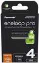 Batérie Panasonic Eneloop R6 AA 2550mAh 4 ks