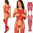 Bodystocking OBSESSIVE N122 s otvoreným rozkrokom + zadarmo A