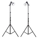 2x foto lampa REGULACIA 3600K-6200K 2x 50 WAT živ.