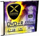 Disky DVD+R EXTREME 4,7 GB X16, v balení 12 ks