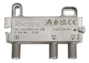 Splitter 1/2 Televes 519502 RTV 5...2400 MHz 2x TV SAT výstupy Unicable