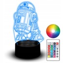 LED NOČNÁ LAMPA STAR WARS R2-D2 FILMOVÁ SÉRIA 3D