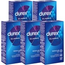 DUREX CLASSIC lubrikované, nasadené kondómy, 60 ks.