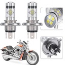 2 x 100W H4 Motocykel COB LED žiarovka Hi/lo Beam r