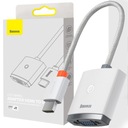 ZÁKLADNÝ ADAPTÉR HDMI NA VGA + MINI JACK 3,5 mm / MICRO USB BIELY