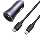 Baseus USB nabíjačka USB-C+ USB-C na iP kábel 1m