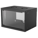 Nástenná skrinka 6U 540x400 Rack 19 Basic Flatpack