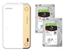 Server QNAP TS-262-4G + 2x 4TB Seagate IronWolf