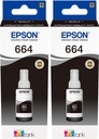 Sada DVOCH originálnych atramentov EPSON 664 T6641 70ml