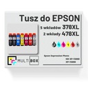 7x NOVÝ atrament 478XL 378XL pre EPSON Expression Photo HD XP-15000 XP15000